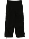 Five Cm Schmal Zulaufende Cargohose In Schwarz