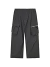 Five Cm Cargo-pocket Trousers In Gray