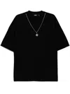 Five Cm Chain T-shirt In Black