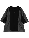 Five Cm Colour-blocked T-shirt In Black