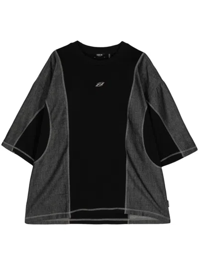 Five Cm Colour-blocked T-shirt In Black
