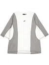 Five Cm T-shirt In Colour-block-optik In Weiss