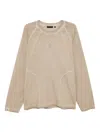 Five Cm Cotton T-shirt In Brown