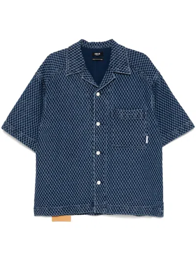 Five Cm Klassisches Jeanshemd In Blau