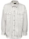 Five Cm Denim Shirt In Grey