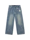 Five Cm Distressed Jeans In Blue