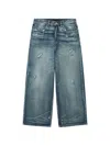 Five Cm Distressed Wide-leg Jeans In Multi