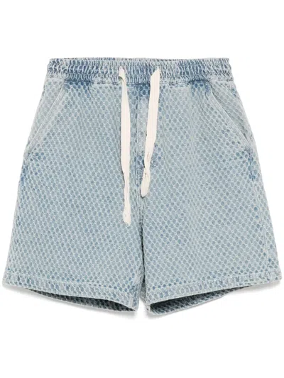 Five Cm Jeans-shorts Mit Kordelzug In Blau