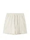Five Cm Drawstring Panelled Shorts In Neutral