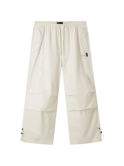 Five Cm Drawstring Trousers In Neutral