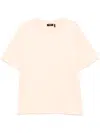 Five Cm Embroidered T-shirt In Neutrals