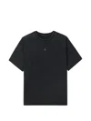 Five Cm Embroidered T-shirt In Black