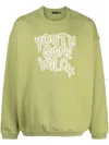 Five Cm Embroidered Youth Gone Wild Sweatshirt In Green