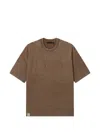Five Cm Besticktes T-shirt In Brown