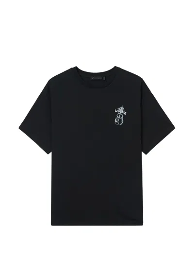 Five Cm Graphic Crewneck T-shirt In Black