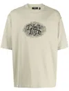 Five Cm Graphic-print Cotton T-shirt In 绿色