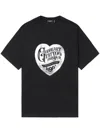 Five Cm Graphic-print Cotton T-shirt In Black