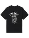 Five Cm Graphic-print Cotton T-shirt In Black