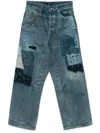 Five Cm Jeans Mit Grafischem Print In Blau