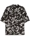 Five Cm Hemd Mit Grafischem Print In Schwarz