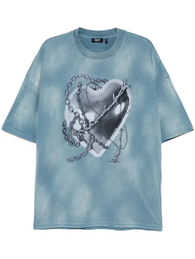 Five Cm T-shirt Mit Grafischem Print In Blau