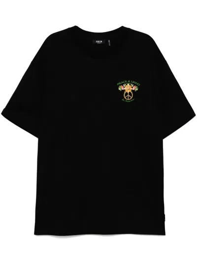 Five Cm Graphic-print T-shirt In Schwarz