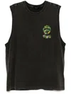 Five Cm Graphic-print Vest In Grau