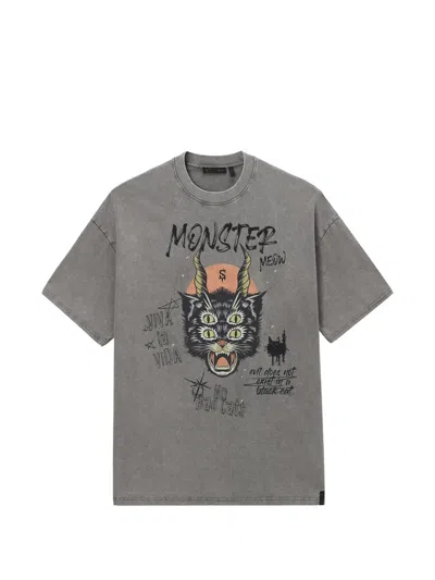 Five Cm Graphic T-shirt In Gray