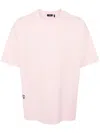 Five Cm Heart Peace-print Cotton T-shirt In Pink