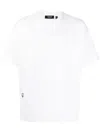 Five Cm Heart Peace-print Cotton T-shirt In 白色