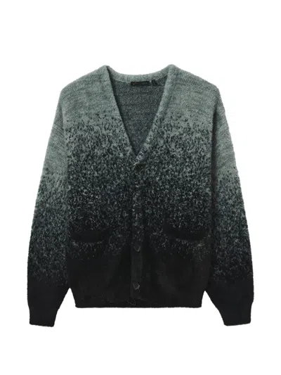 Five Cm Knitted Cardigan In Black