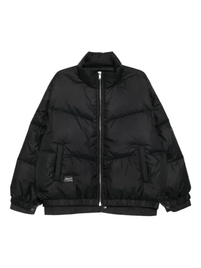 Five Cm Layered Down Jacket In Black
