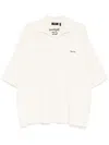 Five Cm Poloshirt Mit Logo-stickerei In Nude