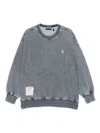 Five Cm Logo-embroidered Sweatshirt In Gray