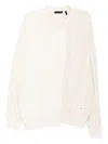 Five Cm Logo-embroidered Sweatshirt In Neutral