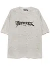 Five Cm T-shirt Mit Logo-stickerei In Grau