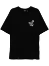 Five Cm Logo-embroidered T-shirt In Schwarz