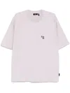 Five Cm Logo-embroidered T-shirt In Violett
