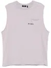 Five Cm Logo-embroidered Vest In Violett