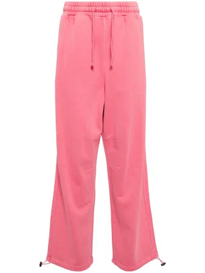 Five Cm Logo-patch Cotton Track Pants In Pink