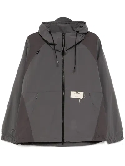 Five Cm Sportjacke Mit Logo-patch In Grau