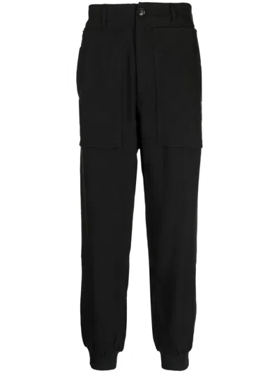 Five Cm Logo-patch Track Pants In Black