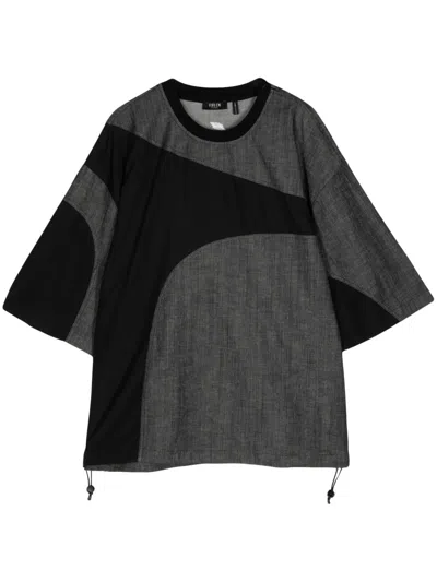 Five Cm Logo-print Cotton-blend T-shirt In Schwarz