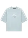 Five Cm Logo-print Cotton T-shirt In Blue