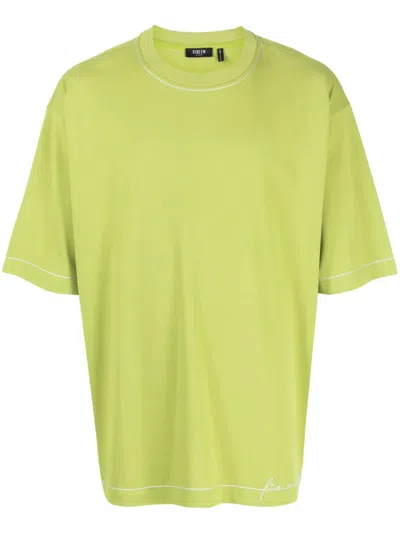 Five Cm Logo-print Cotton T-shirt In Green