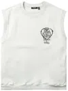 Five Cm Logo-print Sleeveless Sweatshirt In White