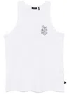 Five Cm Weste Mit Logo-print In Weiss