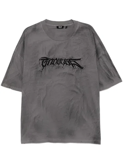 Five Cm Logo T-shirt In Grey