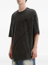 Five Cm Logo-embroidered T-shirt In Black