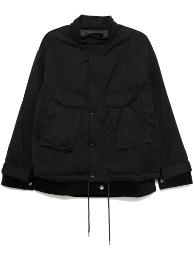 Five Cm Padded Jacket In 黑色